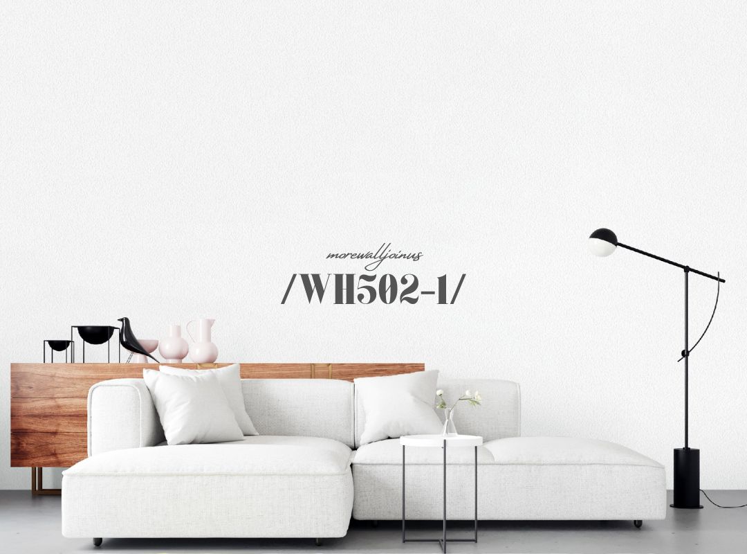 Mẫu giấy dán tường màu trắng hiện đại